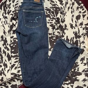 American Eagle Skinny Kick Jeans Size 2 Long